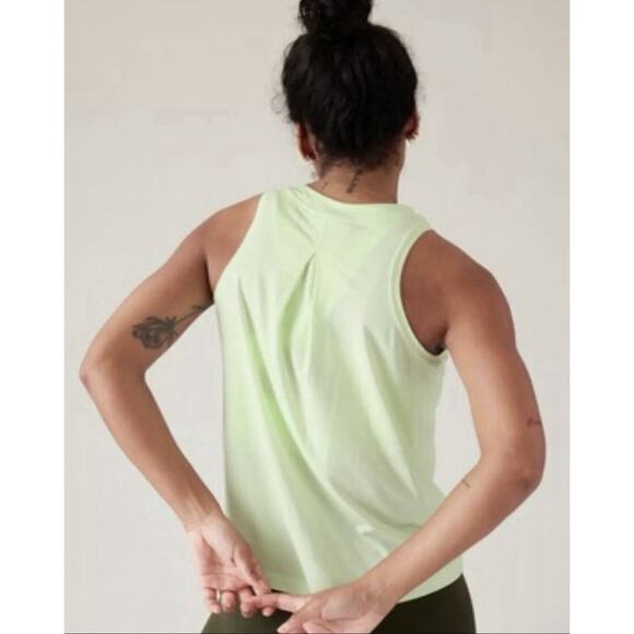 Athleta With Ease Muscle Tank & Uptempo Tank **LOT OF 2** Green & Gray 3X Active - Picture 2 of 11